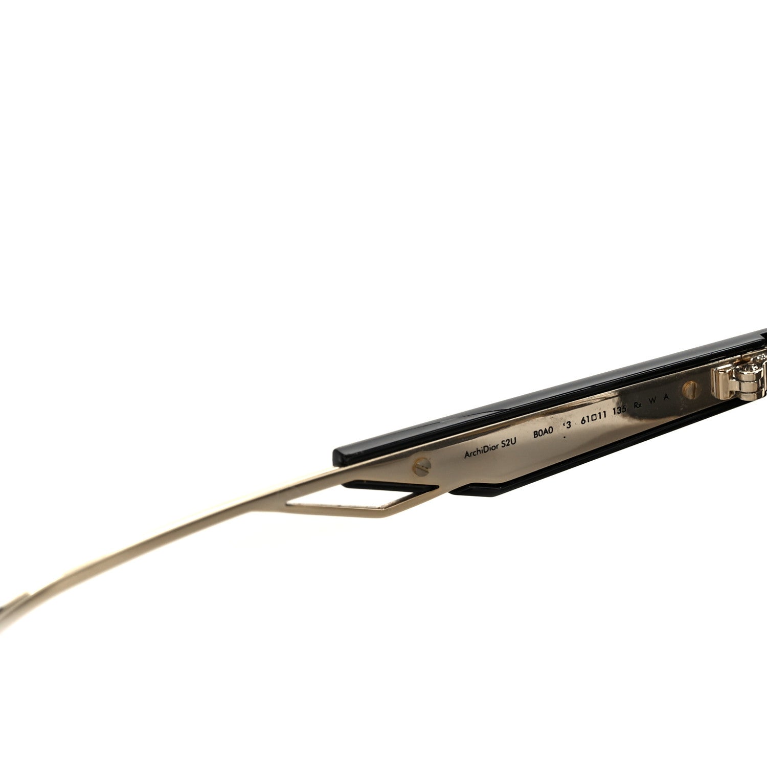 Christian Dior Metal ArchiDior S2U Sunglasses Gold 5 of 8