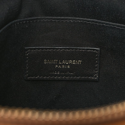 Saint Laurent Calfskin Matelasse Monogram Cassandre Tablet Pouch Cork 7 of 9