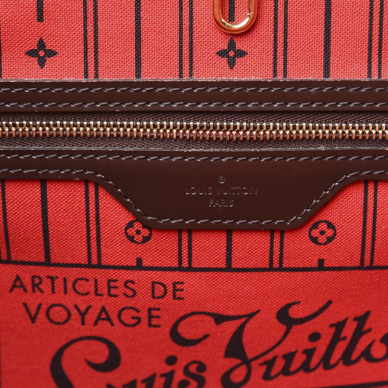 Louis Vuitton Damier Ebene Neverfull MM 6 of 15