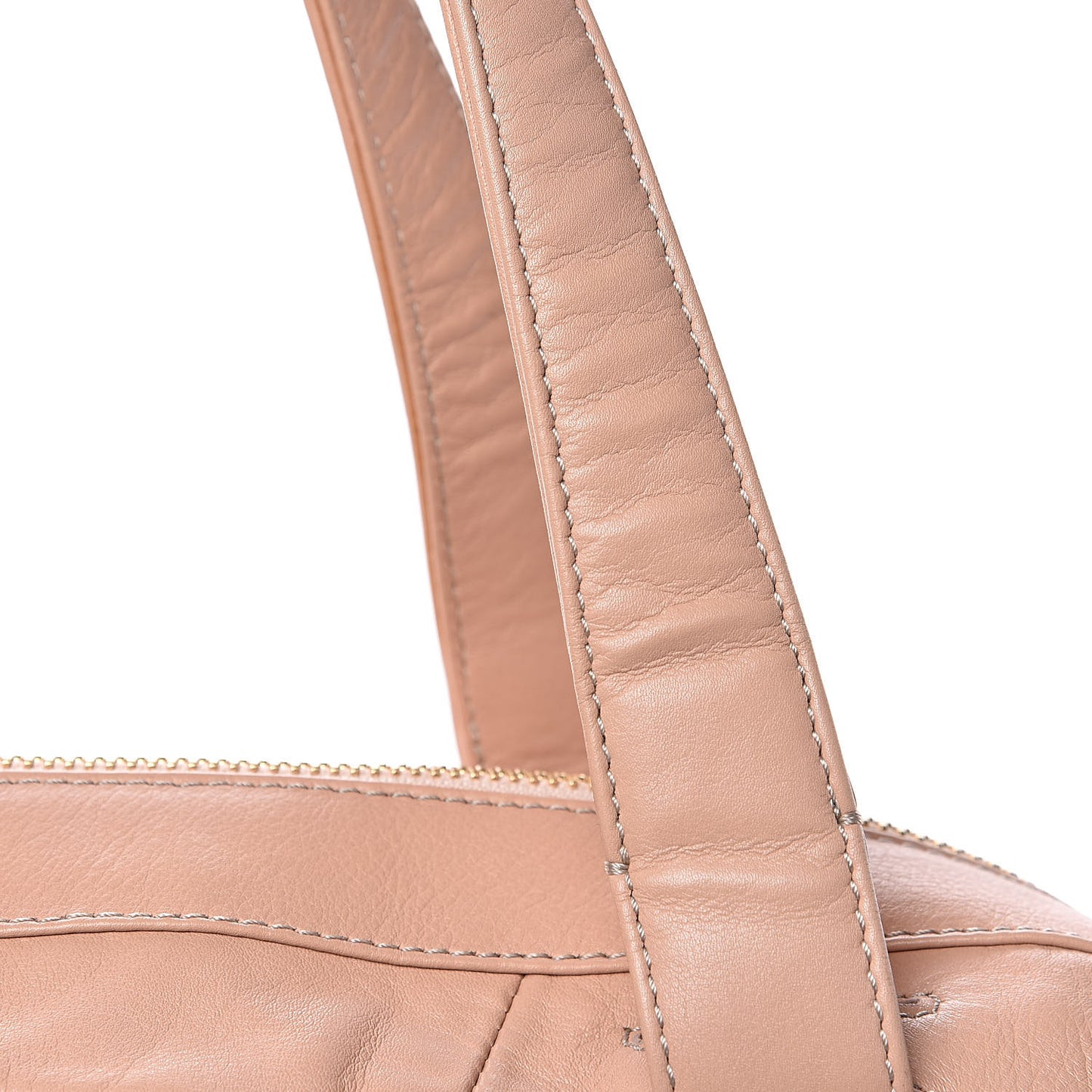 Calfskin Medium Pillow Softy Satchel Nude