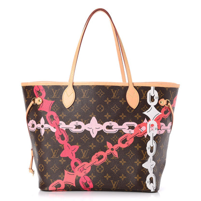 Louis Vuitton Monogram Bay Neverfull MM Rose Ballerine Poppy 1 of 7
