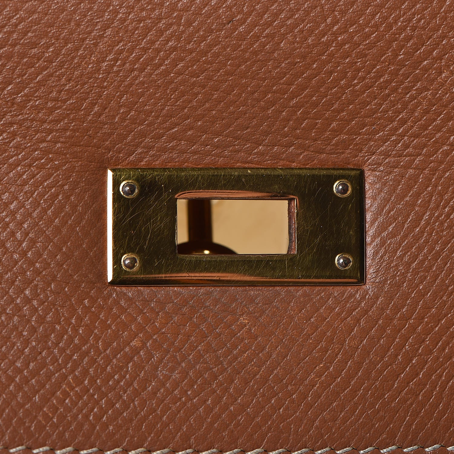 Hermes Courchevel Kelly Sellier 32 Gold 34 of 41