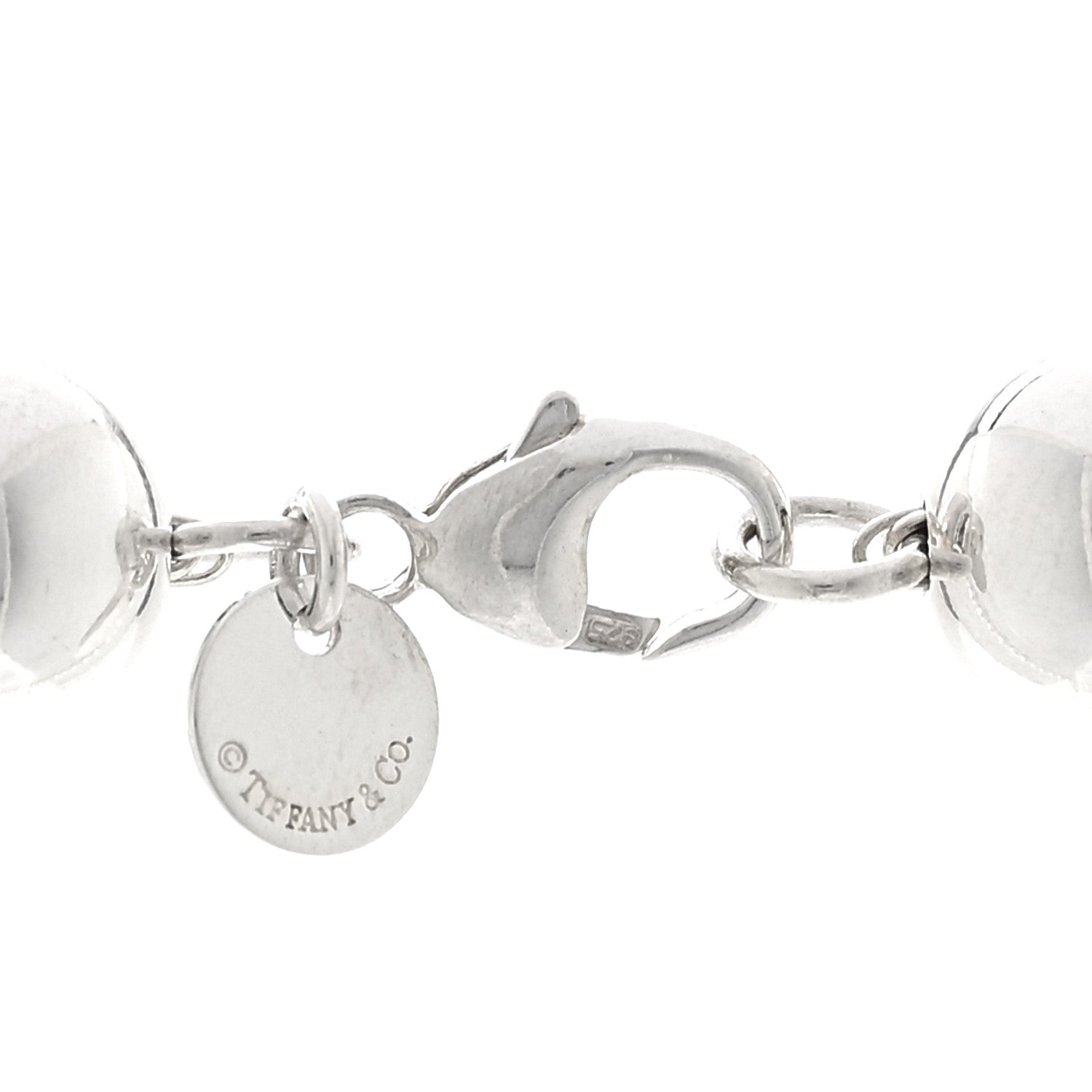 Tiffany Sterling Silver 10mm Hardwear Ball Necklace 4 of 4