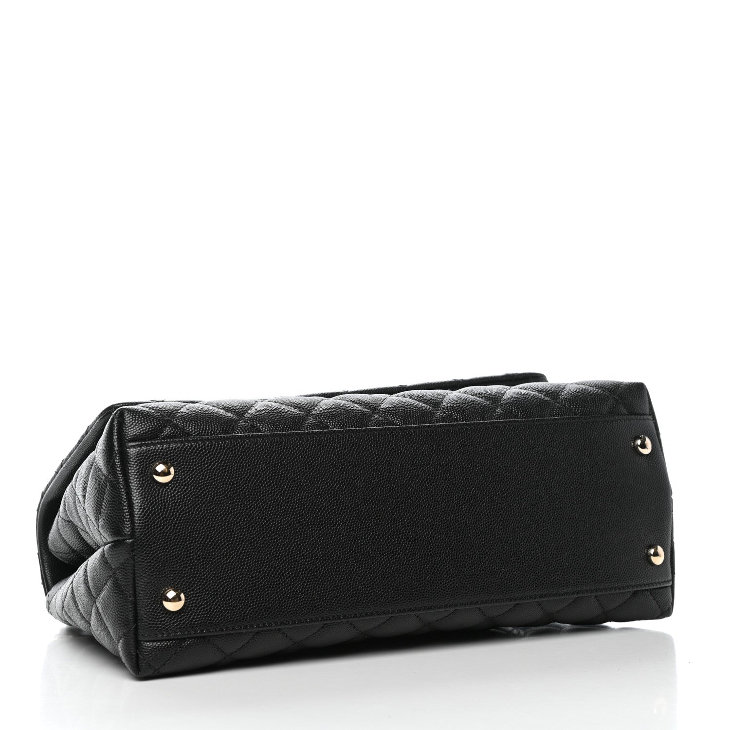 Chanel Caviar Quilted Small Coco Handle Flap Black 4 of 11