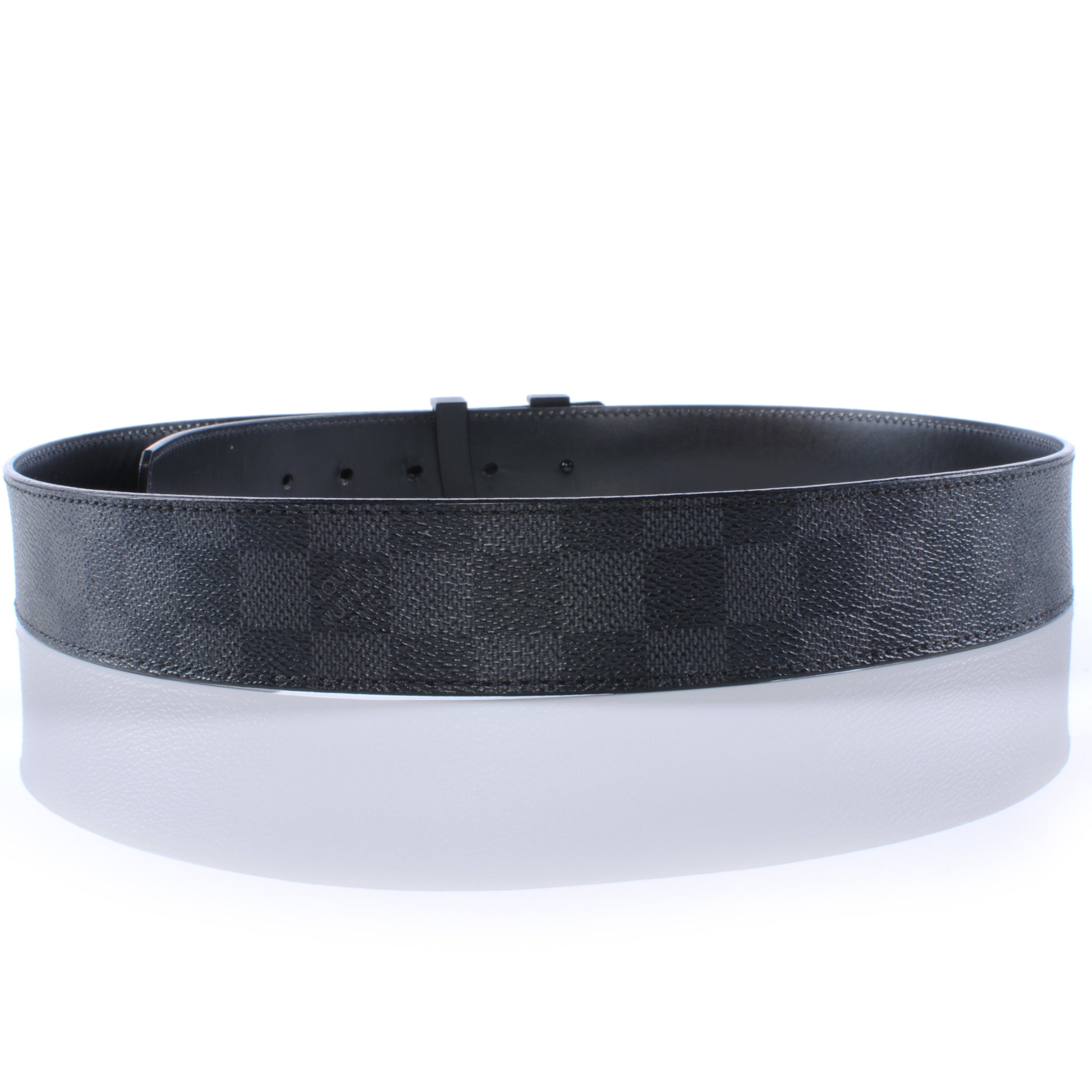 Louis Vuitton Damier Graphite LV Initiales Belt 90 36 4 of 6