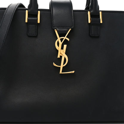 Saint Laurent Calfskin Monogram Baby Cabas Black 8 of 10