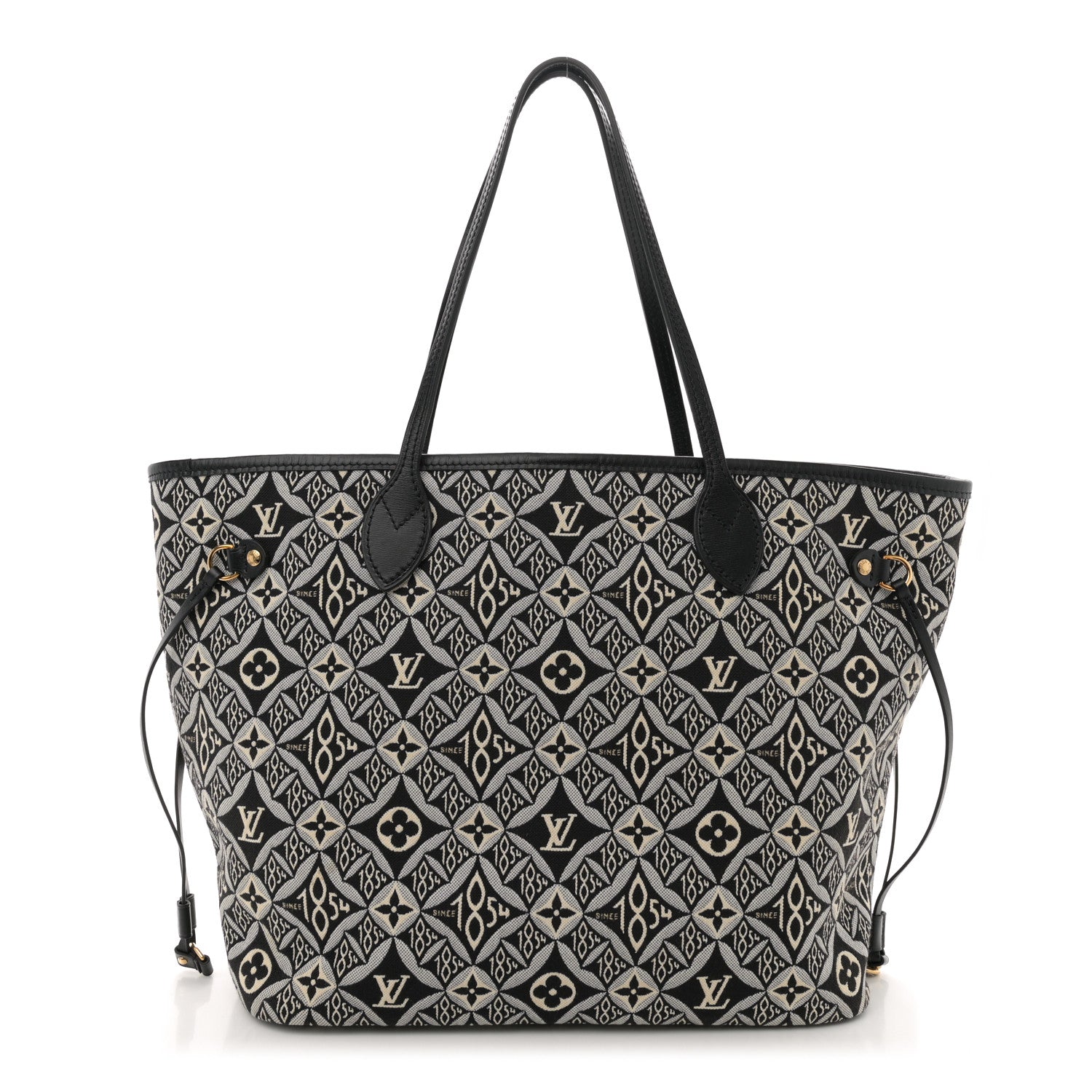 Louis Vuitton Jacquard Since 1854 Neverfull MM Grey 1 of 11