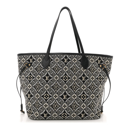 Louis Vuitton Jacquard Since 1854 Neverfull MM Grey 1 of 11