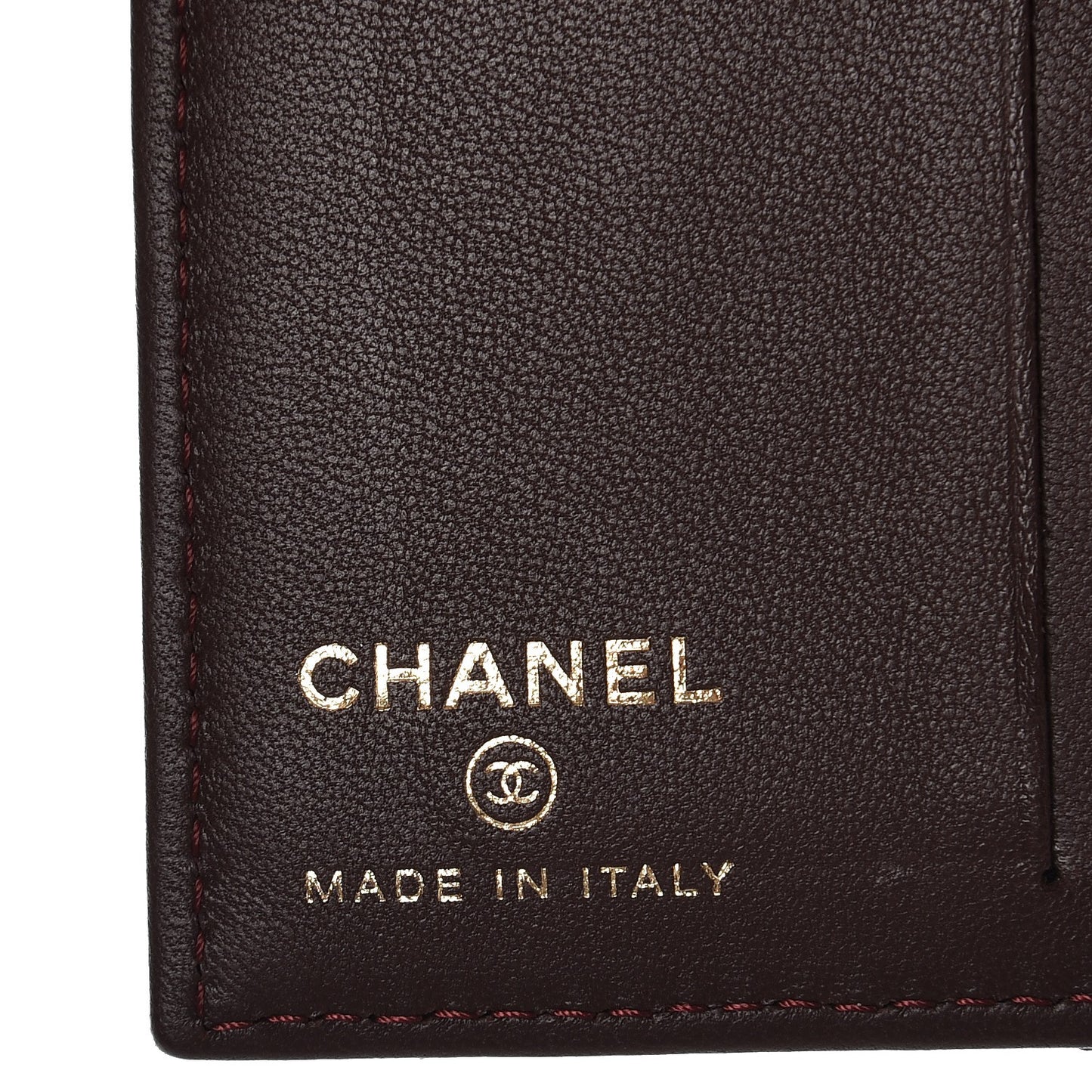 Lambskin Quilted Card Holder Wallet Black