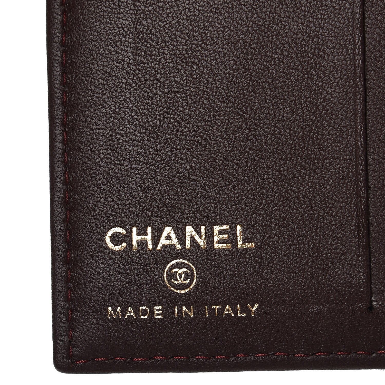 Chanel Lambskin Quilted Card Holder Wallet Black 6 of 8