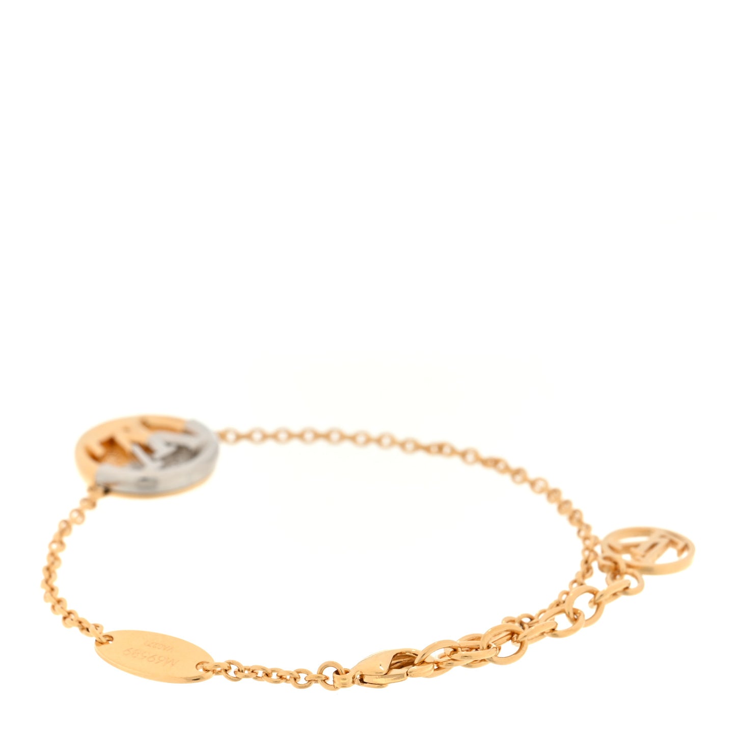 Metal L To V Bracelet Gold Silver