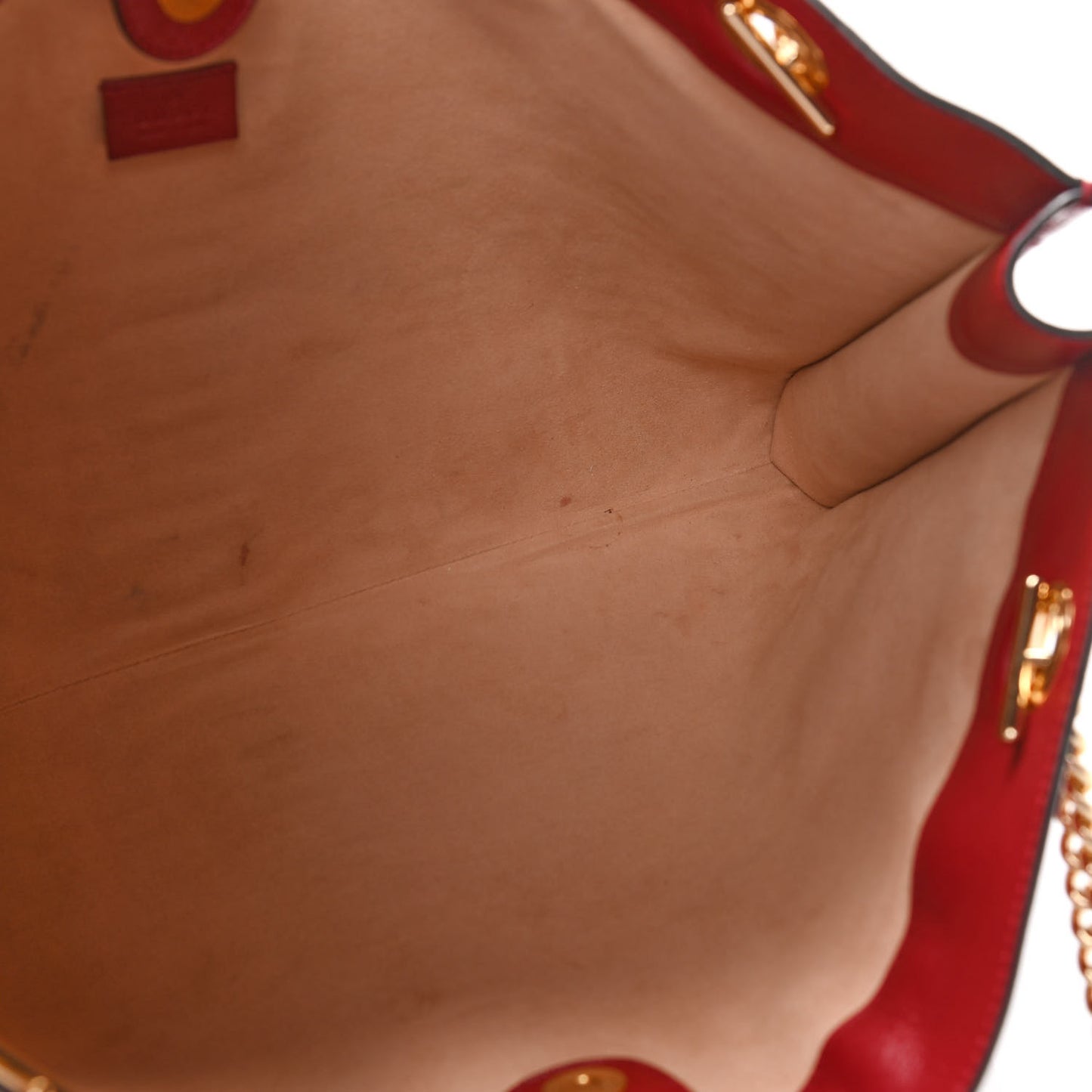 Tweed GG Monogram Large Rajah Chain Tote White Black Romantic Cherry