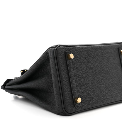 Hermes Togo Birkin 25 Black 9 of 11