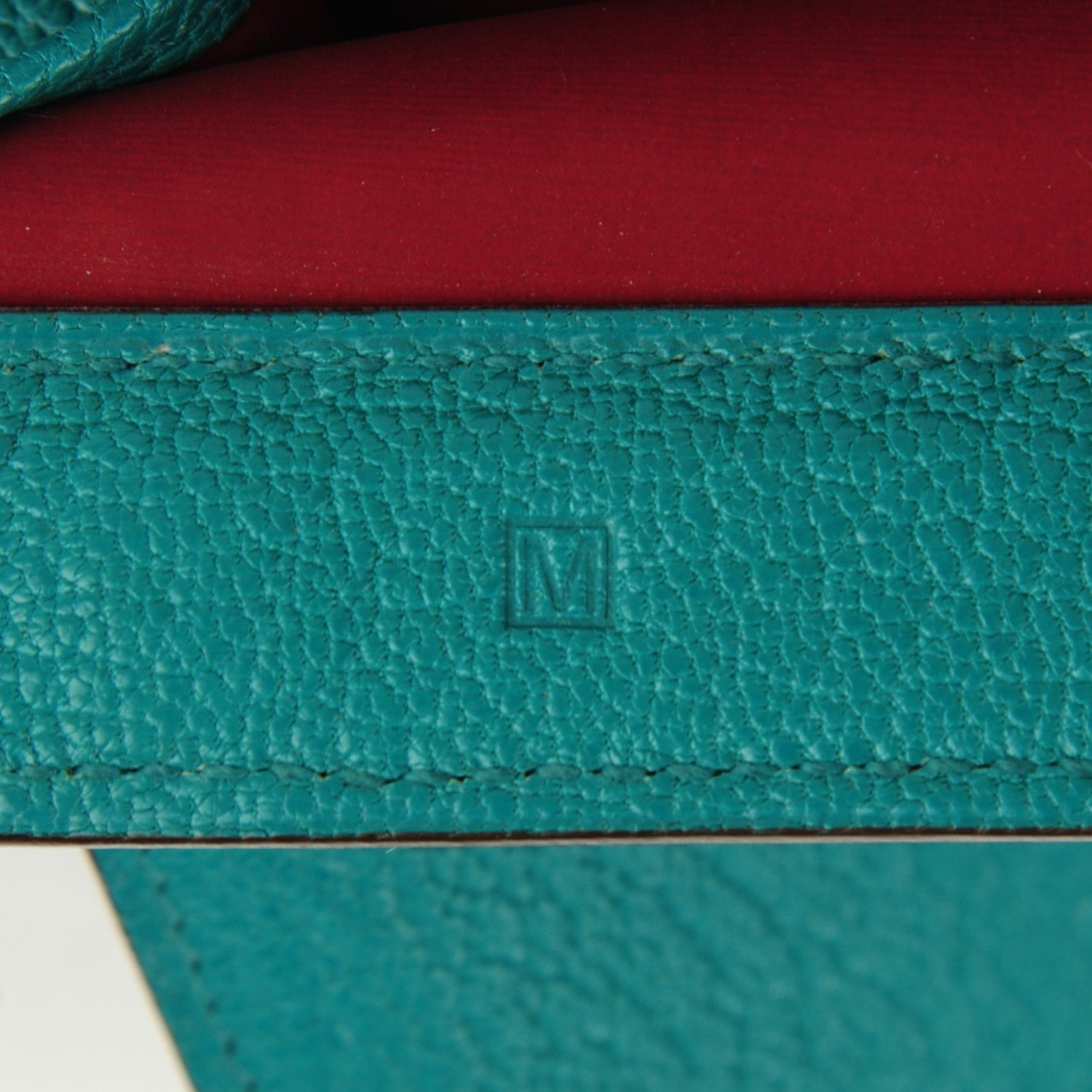 Hermes Chevre Mysore Karo GM Bleu Paon 7 of 8