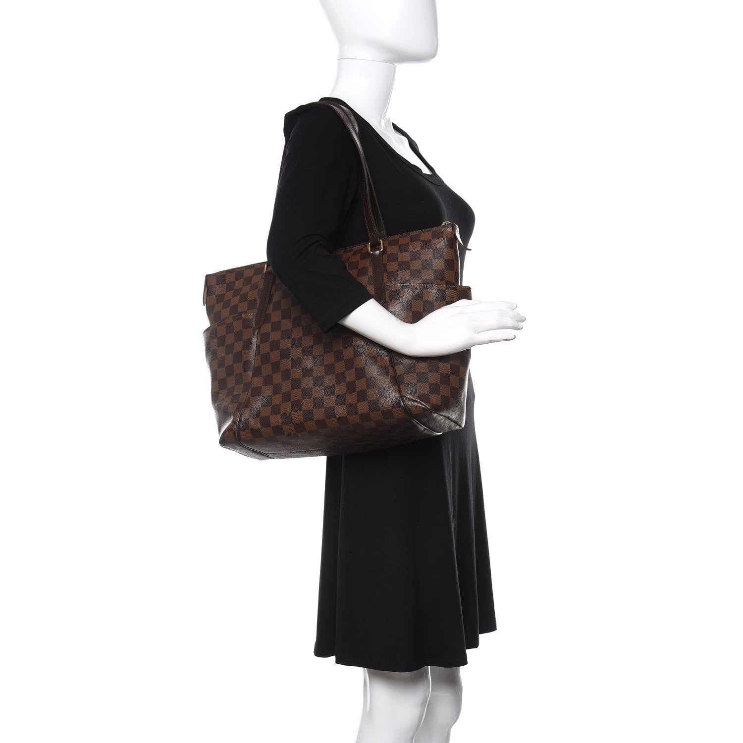 Louis Vuitton Damier Ebene Totally MM 2 of 21