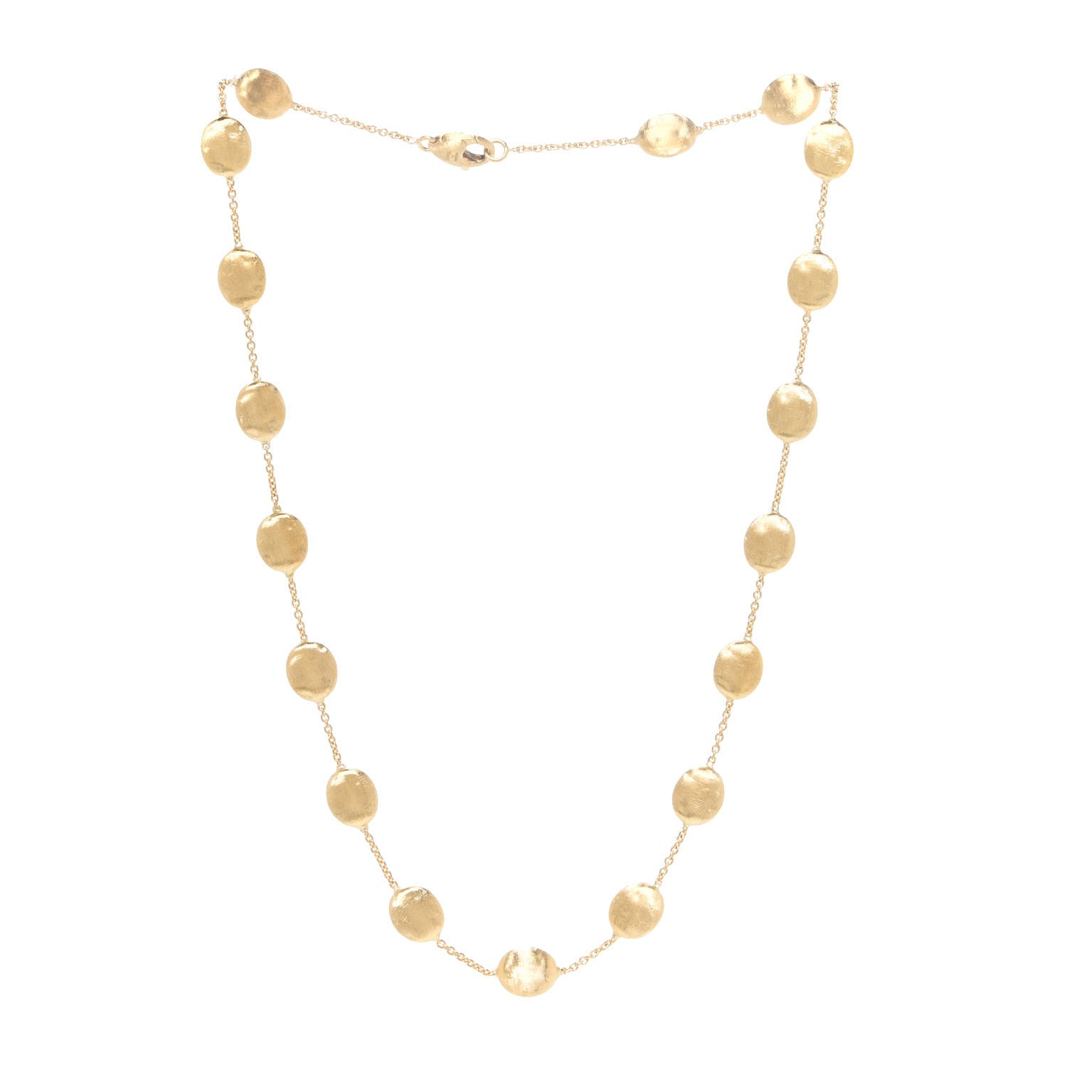 Marco Bicego 18K Yellow Gold Medium Siviglia Bead Short Necklace 3 of 5