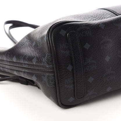 MCM Visetos Medium Liz Reversible Shopper Tote Black 6 of 16