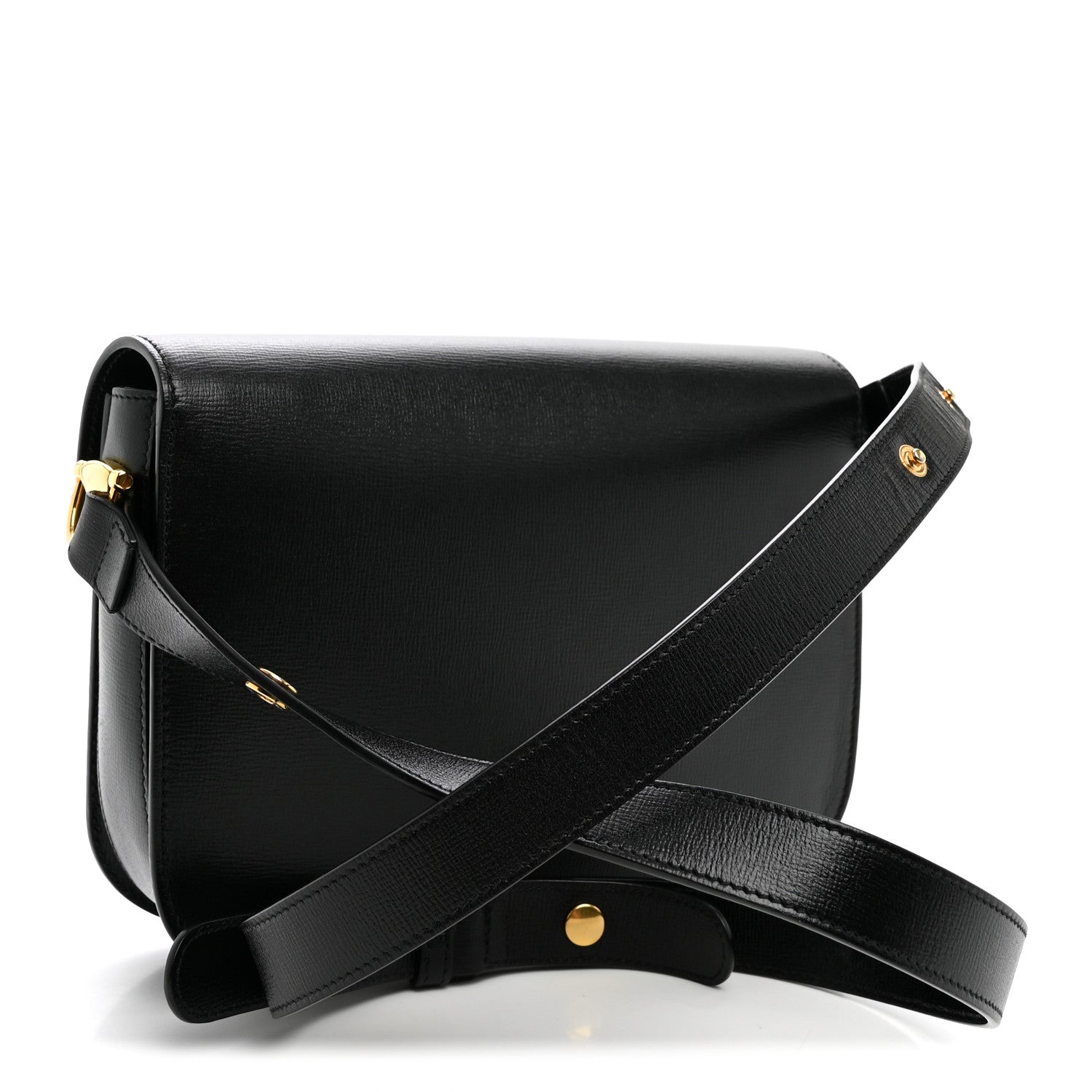 Gucci Azalea Calfskin Horsebit 1955 Shoulder Bag Black 3 of 10