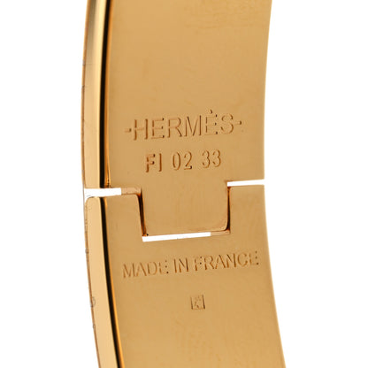 Hermes Enamel Narrow Clic Clac H Bracelet GM Black 4 of 5