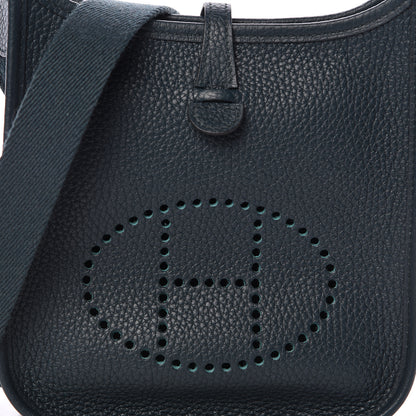 Hermes Taurillon Clemence Evelyne TPM Vert Cypress 10 of 13