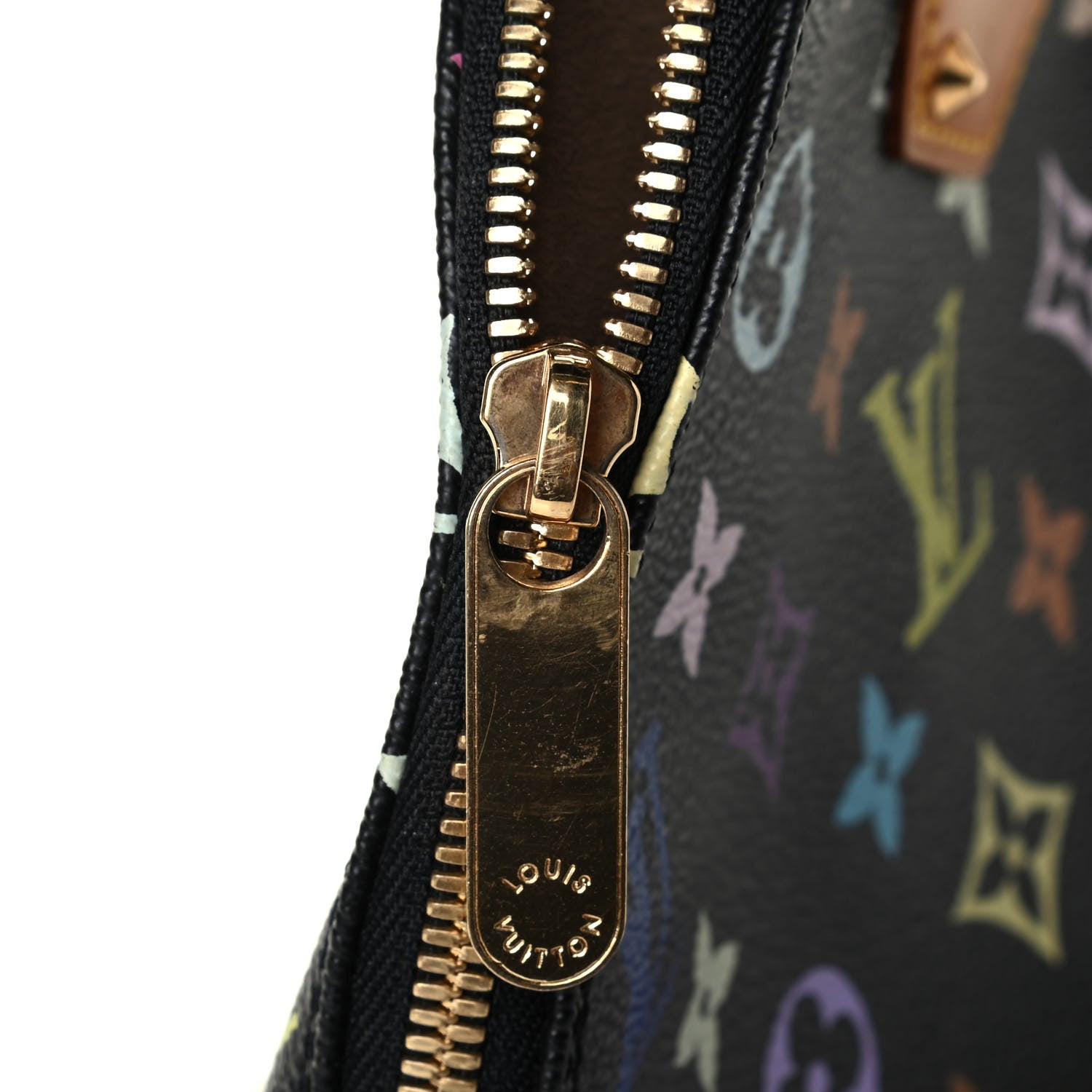 Louis Vuitton Monogram Multicolor Alma Black 6 of 7