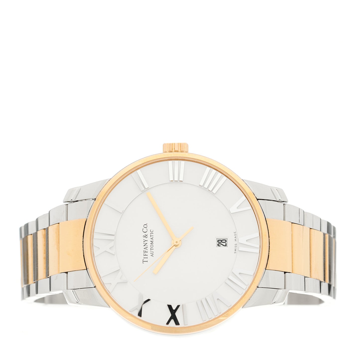Stainless Steel 18K Yellow Gold 42mm Atlas Automatic Watch