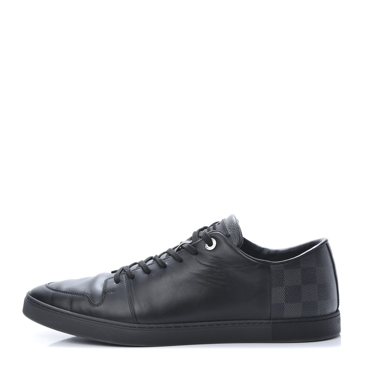 Calfskin Damier Graphite Line Up Sneaker 11 Black