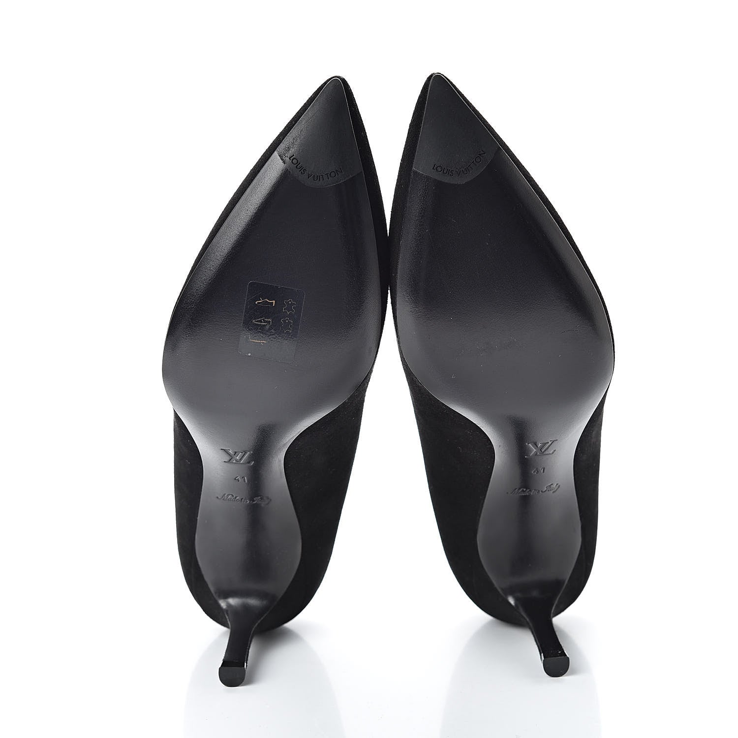 Louis Vuitton Suede Rendez Vous Pumps 41 Black 6 of 9