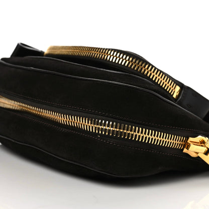 Tom Ford Suede Calfskin Jennifer Crossbody Brown 7 of 9
