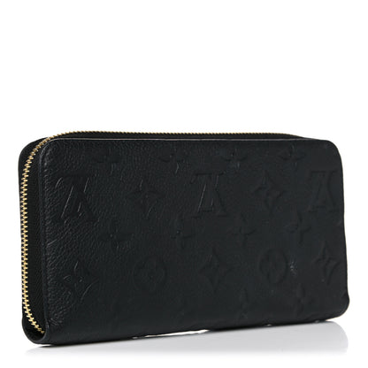 Louis Vuitton Empreinte Zippy Wallet Black 3 of 8