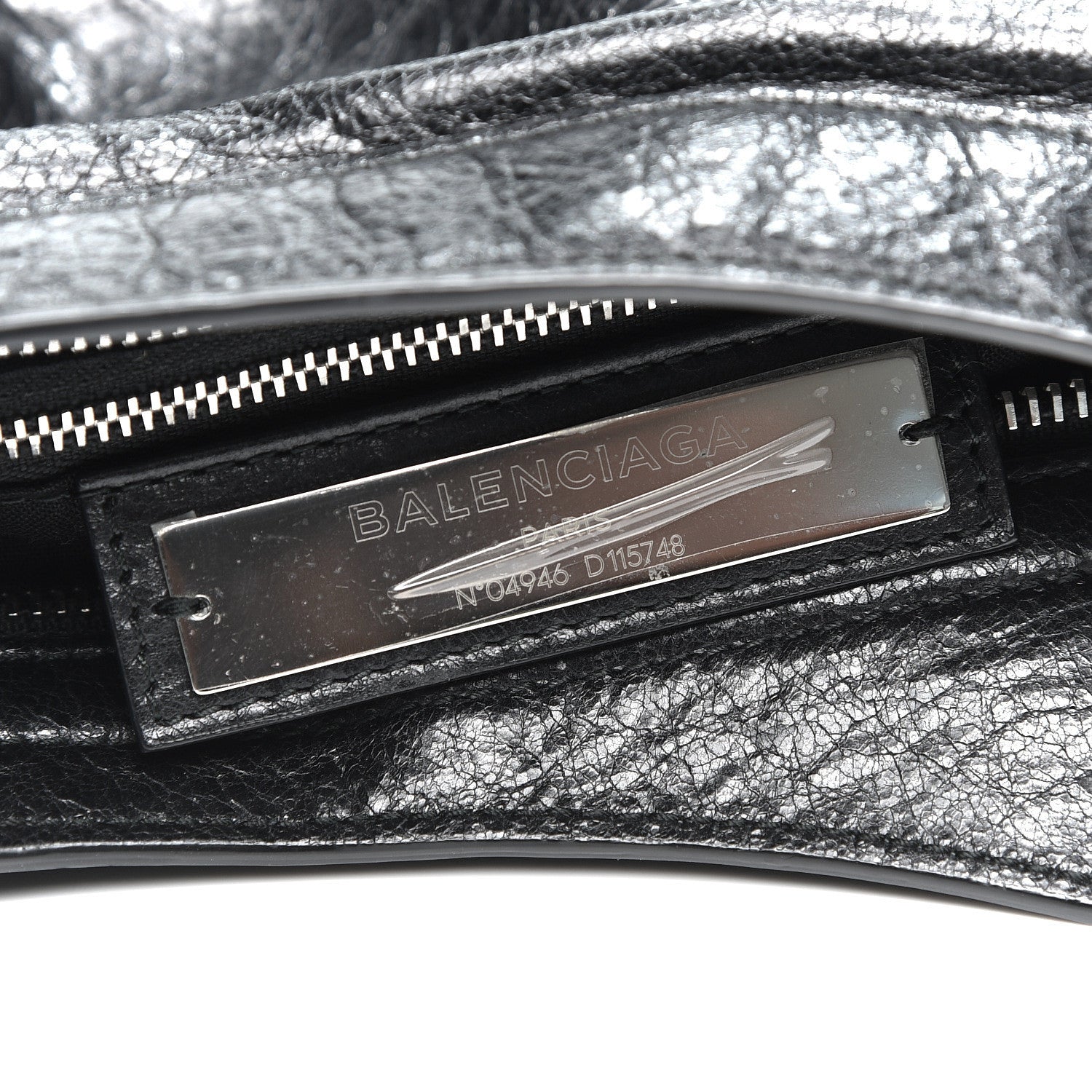 Balenciaga Agneau Classic Silver Hardware City Black 5 of 8