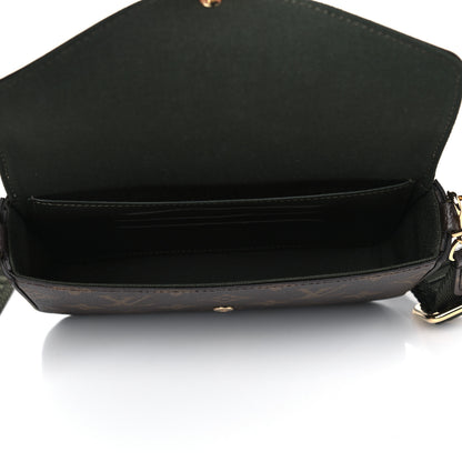 Louis Vuitton Monogram Felicie Strap & Go Kaki 5 of 5
