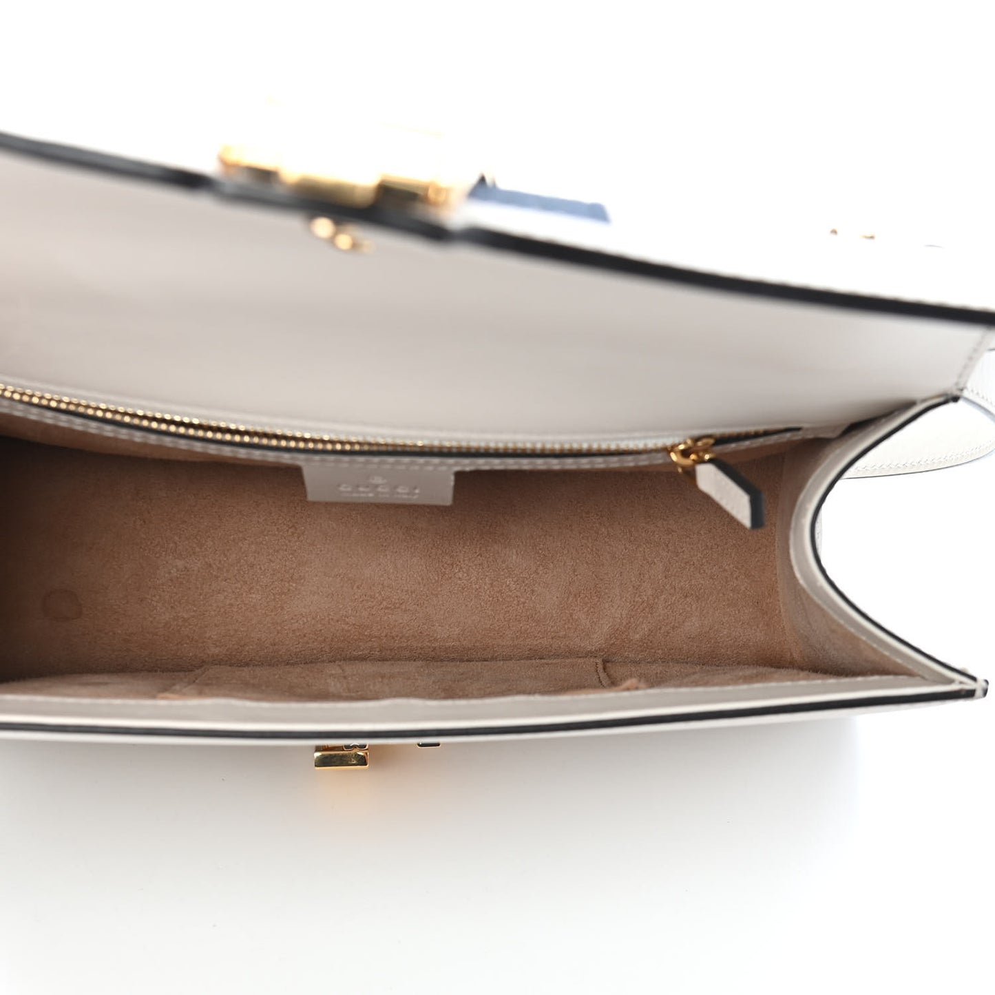 Calfskin Small Sylvie Shoulder Bag White
