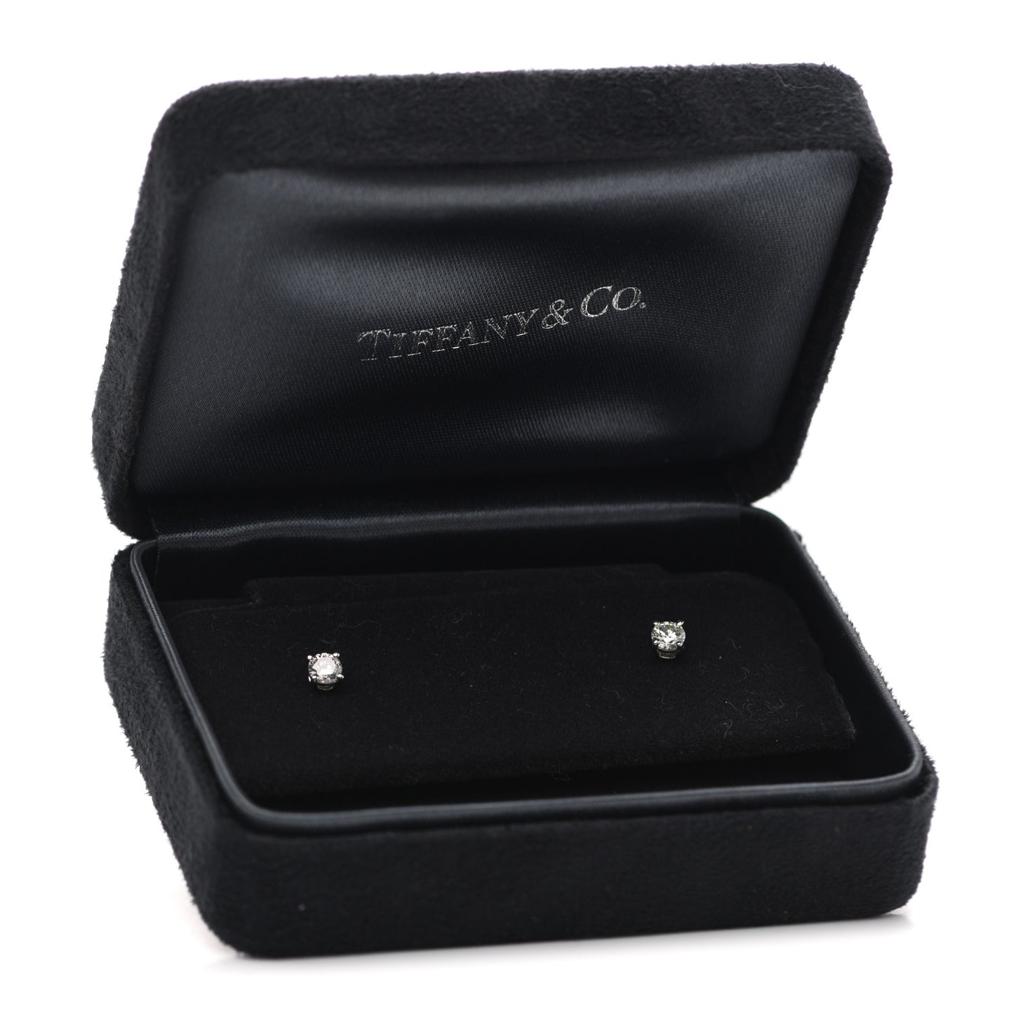 Platinum Diamond .32ctw Solitaire Earrings