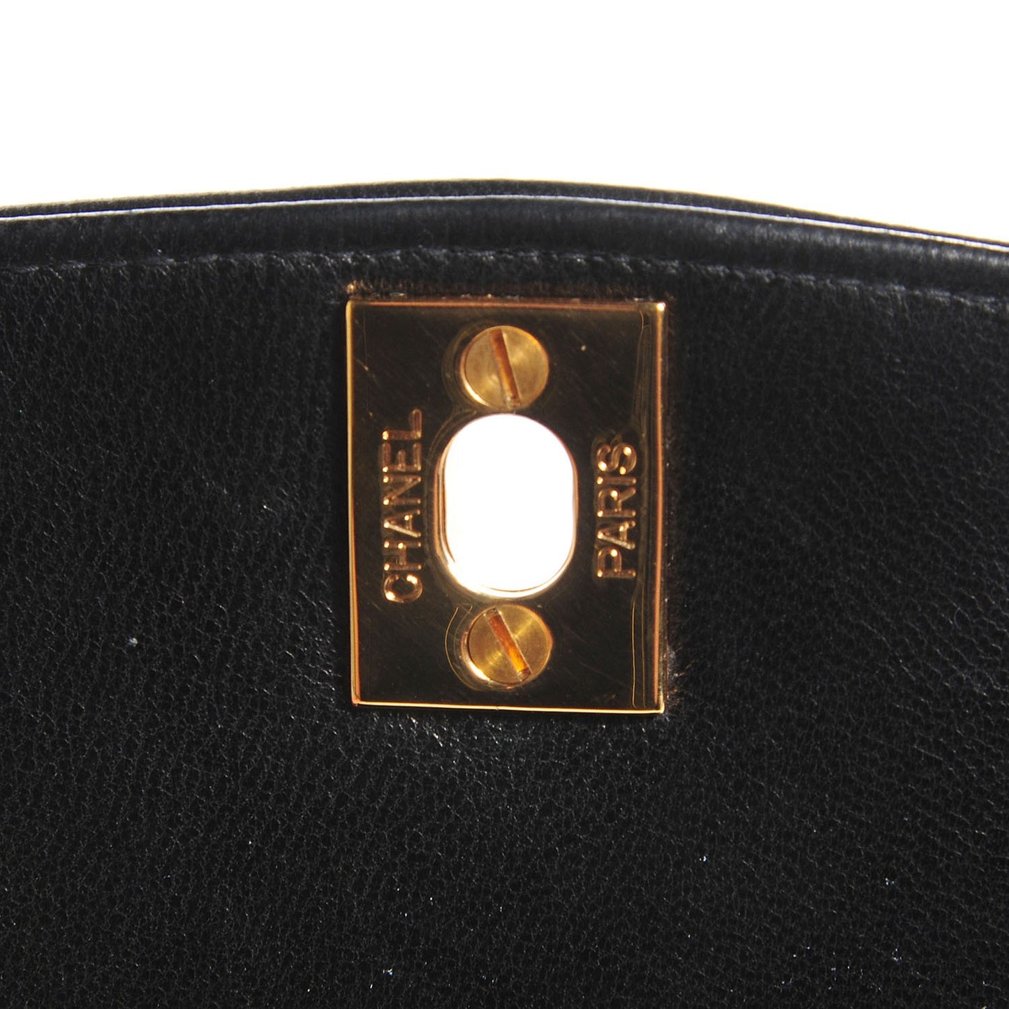 Lambskin Quilted Small Single Flap Black