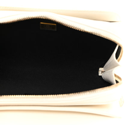 Chanel Caviar Quilted Like A Wallet Flap White 5 of 10