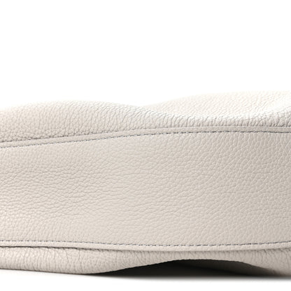 Khaite Pebbled Calfskin Augustina Small Crossbody Light Grey 8 of 10