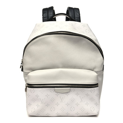 Louis Vuitton Taiga Monogram Discovery Backpack PM White 1 of 9