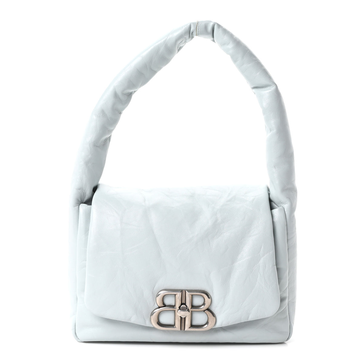 Balenciaga Thin Calfskin Small Monaco Sling Shoulder Bag  Light Blue 1 of 10
