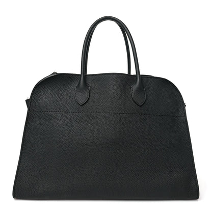 The Row Matte Grained Calfskin Soft Margaux 15 Black 1 of 9