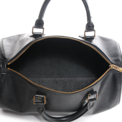 Louis Vuitton Epi Speedy 30 Black 5 of 9