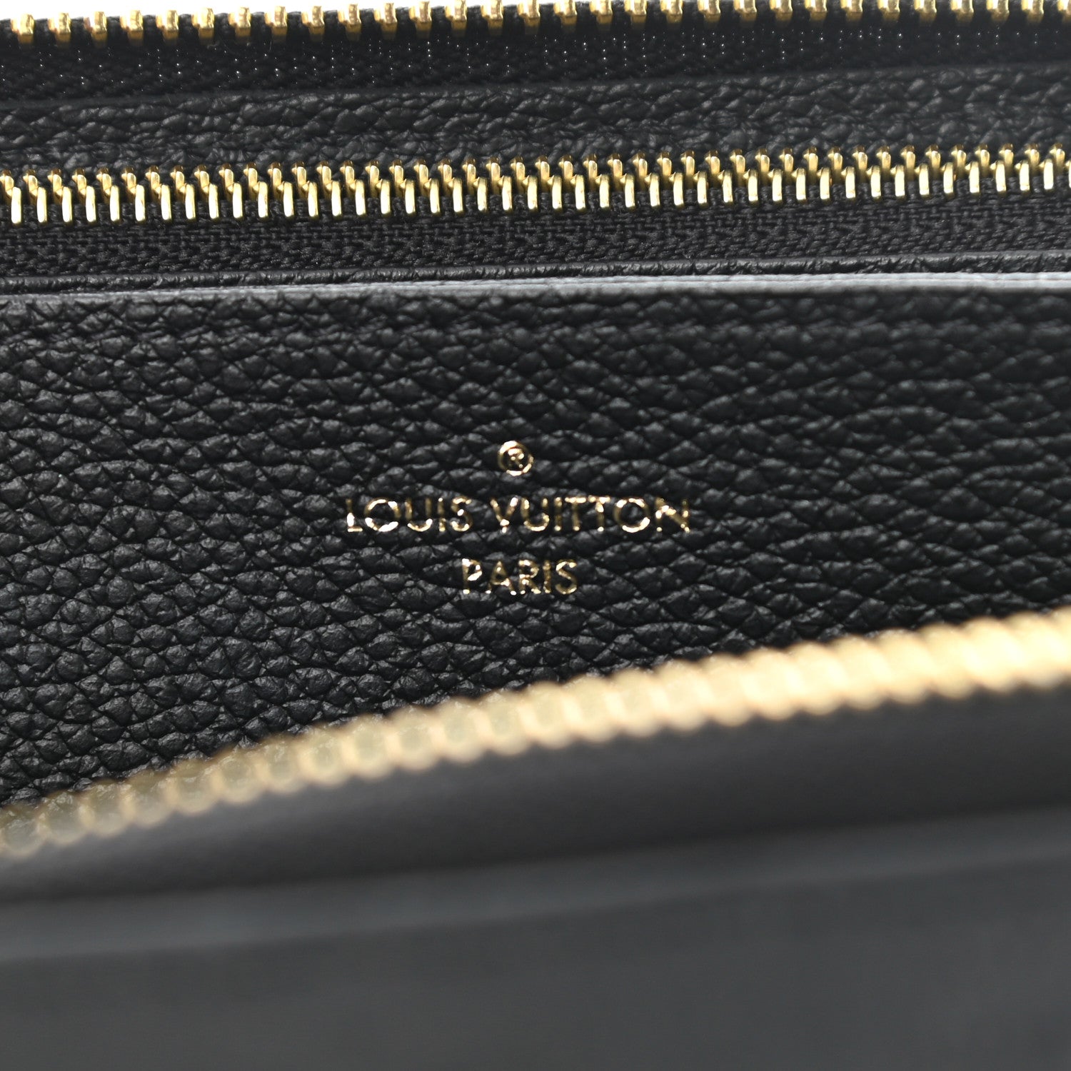 Louis Vuitton Empreinte Zippy Wallet Black 6 of 9