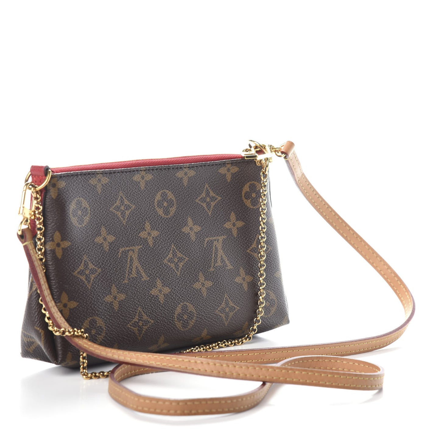 Monogram Pallas Clutch Cherry