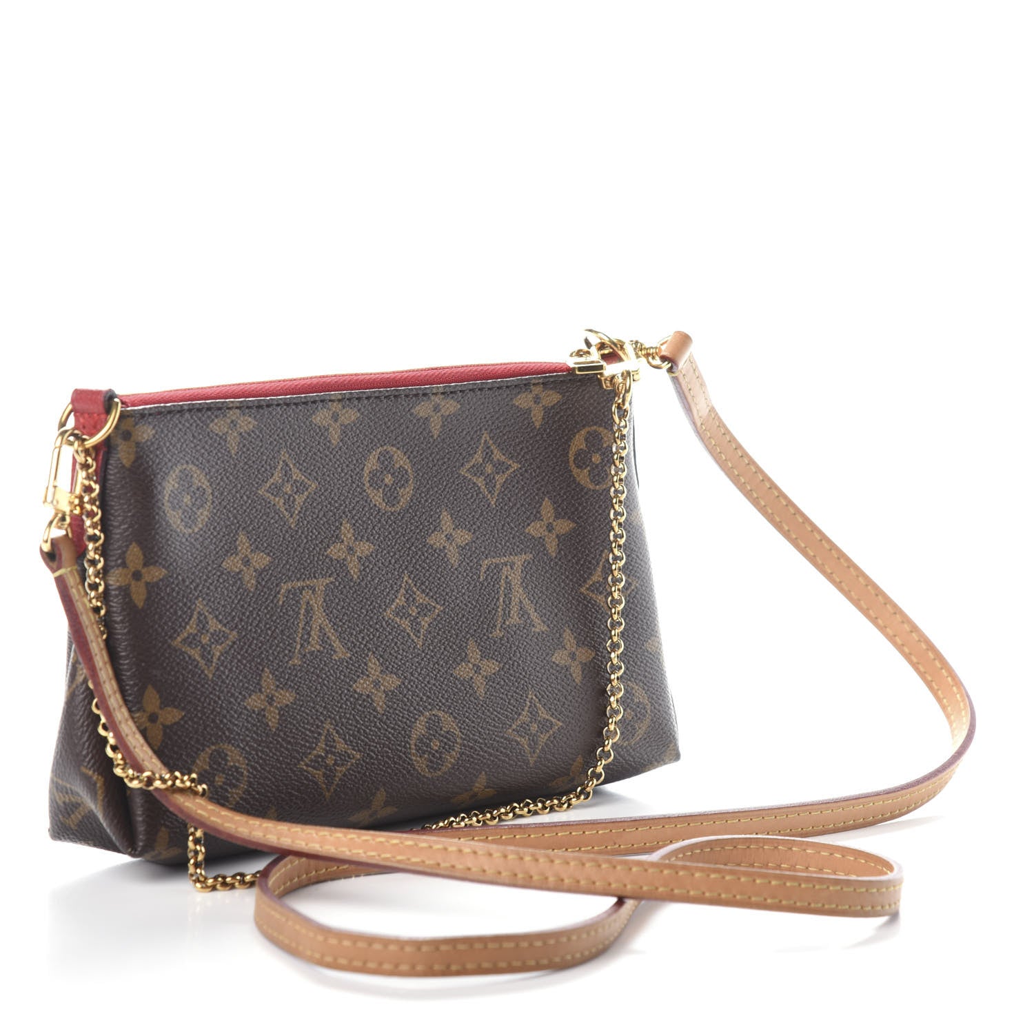 Louis Vuitton Monogram Pallas Clutch Cherry 3 of 9