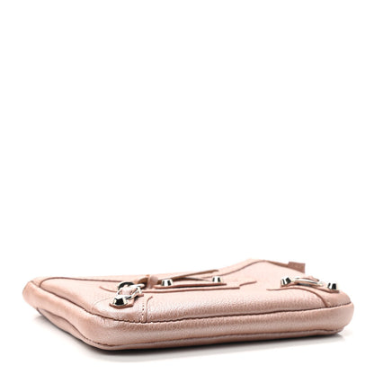 Balenciaga Chevre Classic Silver Hardware M Porte-Monnaie Coin Purse Rose 4 of 7