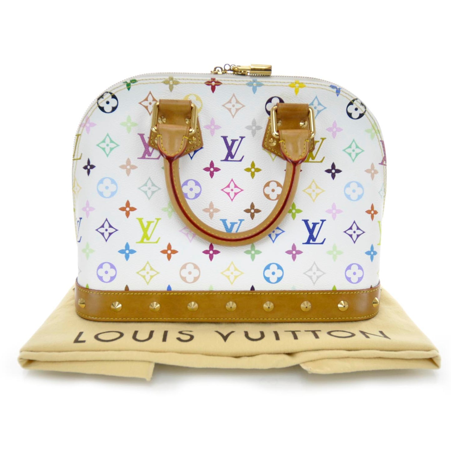 Monogram Multicolor Alma PM White