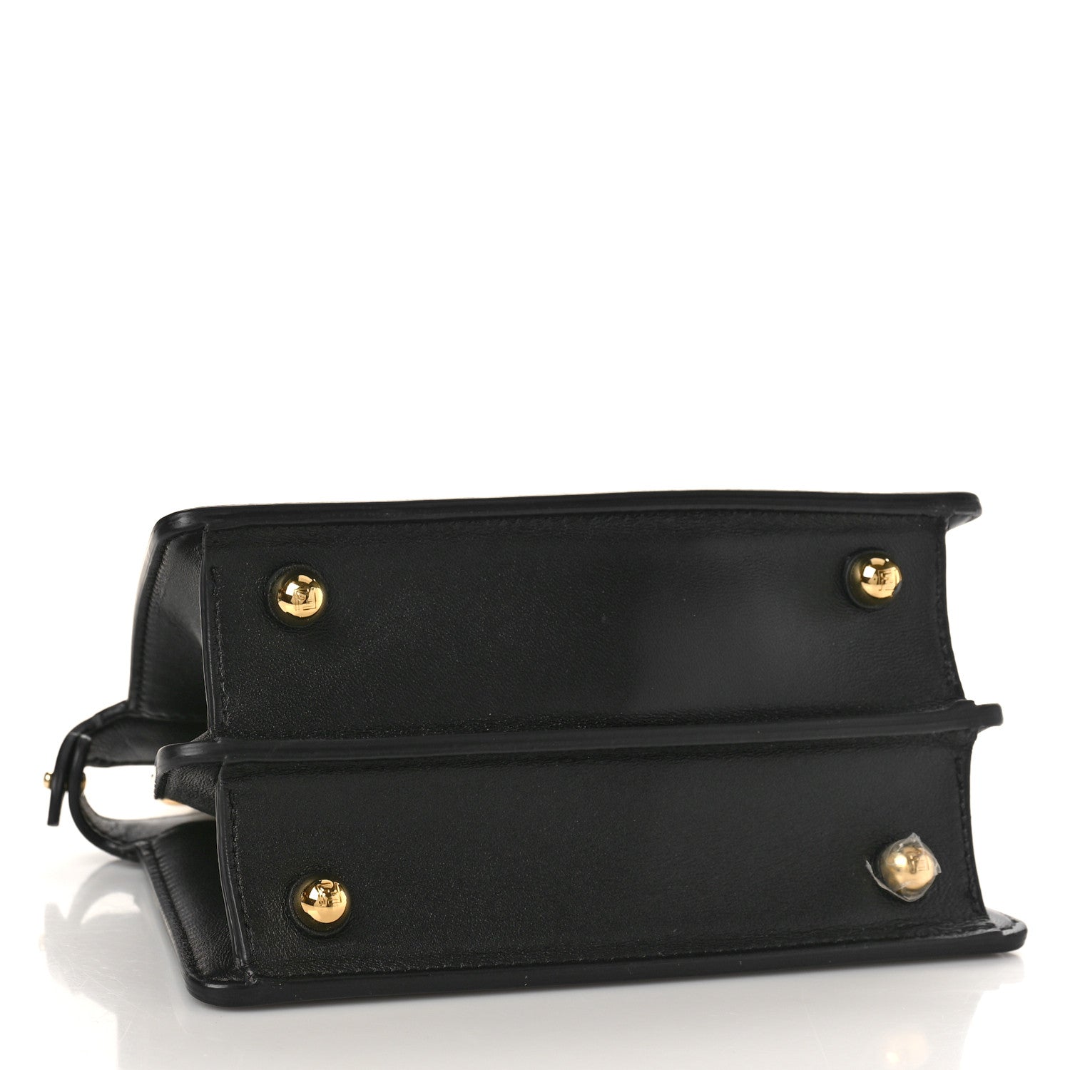 Fendi Shiny Nappa Petite Peekaboo I SEE U Satchel Black 4 of 8