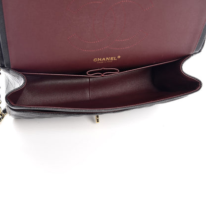 Chanel Caviar Quilted Jumbo Double Flap Black 6 of 9