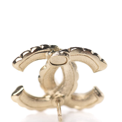 Chanel Pearl Queen of France CC Earrings Gold 4 of 4