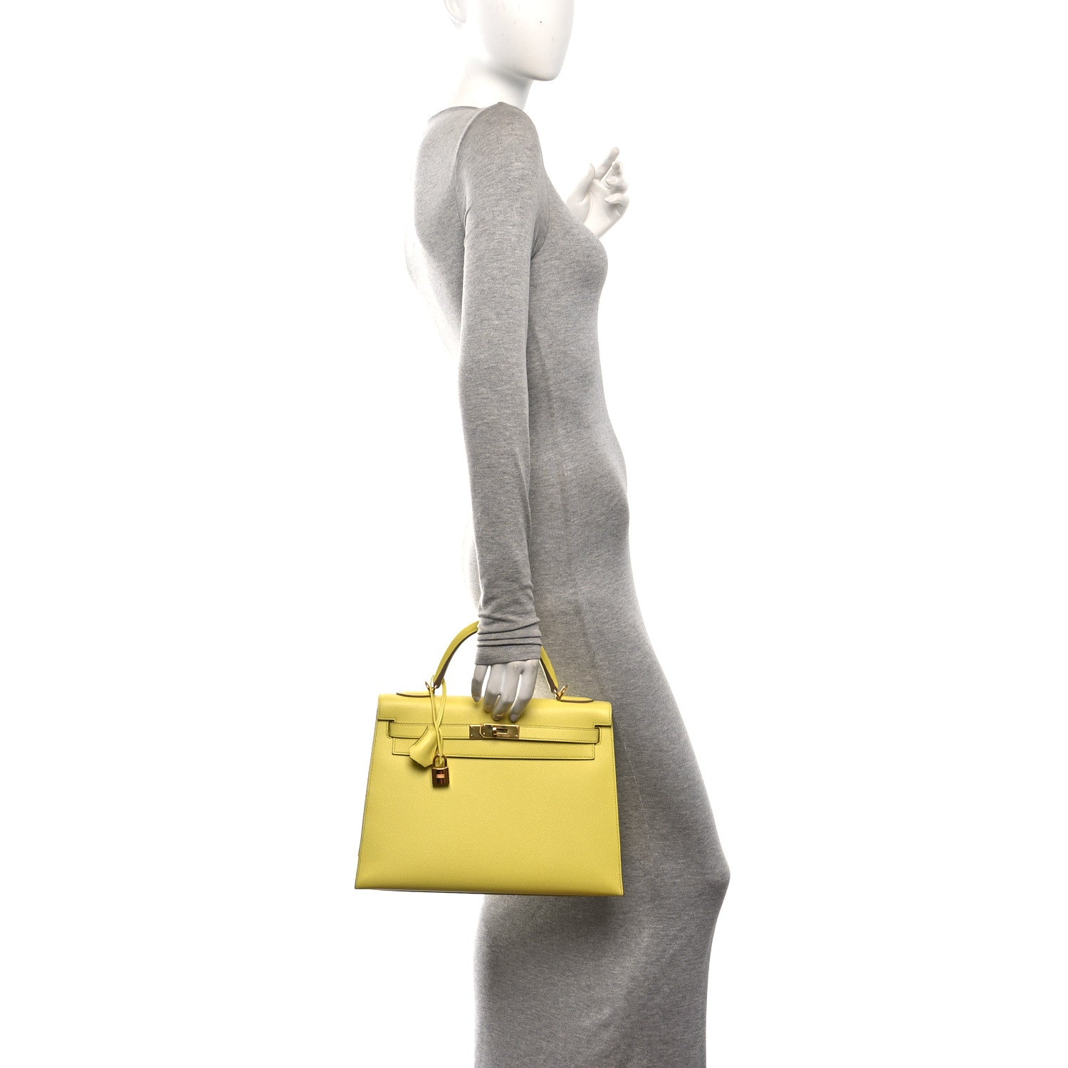 Hermes Epsom Kelly Sellier 32 Soufre 2 of 10